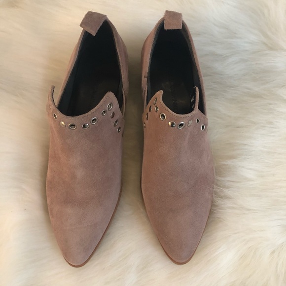 Rebecca Minkoff dusty rose suede booties - Picture 2 of 8